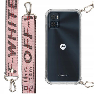 Etui Case ANTISHOCK SMYCZ RÓŻOWA do MOTOROLA E22i