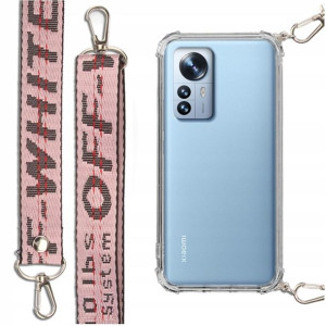 Etui Case Antishock Smycz Różowa Do Xiaomi 12 Pro