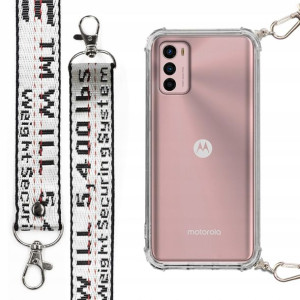 Etui Case Antishock Smycz Srebrna Do Motorola G42