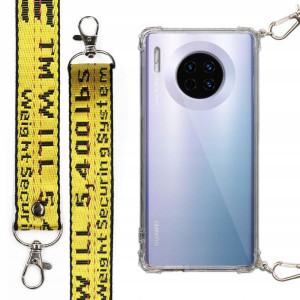 Etui Case Antishock Smycz Żółta do HUAWEI MATE 30