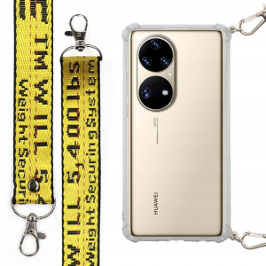 Etui Case Antishock Smycz Żółta do HUAWEI P50 PRO