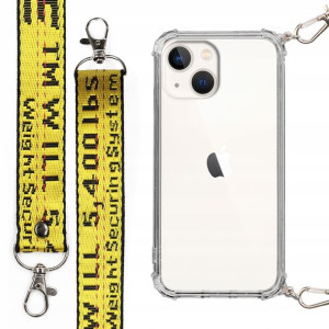 Etui Case Antishock Smycz Żółta do IPHONE 13 MINI