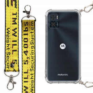 Etui Case ANTISHOCK SMYCZ ŻÓŁTA do MOTOROLA E22i