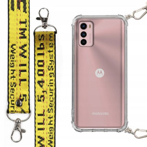Etui Case Antishock Smycz Żółta Do Motorola G42
