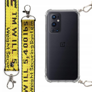 Etui Case Antishock Smycz Żółta Do Oneplus 9 Pro