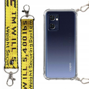 Etui Case Antishock Smycz Żółta Do Oppo Reno 7 5g
