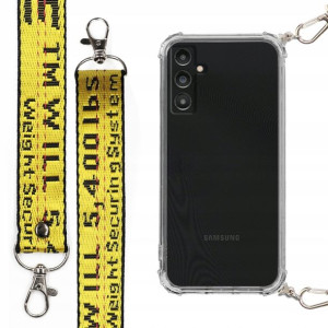 Etui Case Antishock Smycz Żółta Do Samsung A14 5g