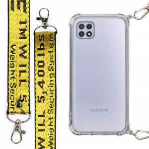 Etui Case Antishock Smycz Żółta do SAMSUNG A22 5G