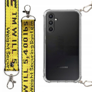 Etui Case Antishock Smycz Żółta Do Samsung A34 5g