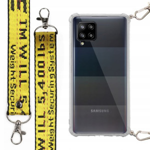 Etui Case Antishock Smycz Żółta do SAMSUNG A42 5G