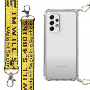 Etui Case Antishock Smycz Żółta Do Samsung A53 5g