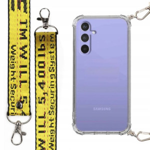 Etui Case Antishock Smycz Żółta Do Samsung A54 5g