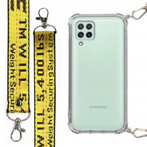 Etui Case Antishock Smycz Żółta do SAMSUNG M32 4G