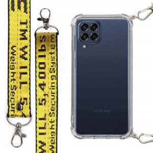 Etui Case Antishock Smycz Żółta do SAMSUNG M53 5G