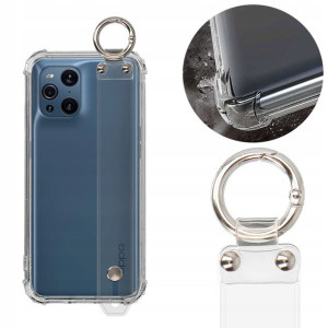 Etui Case Antishock Z Paskiem Do Oppo Find X3 Pro