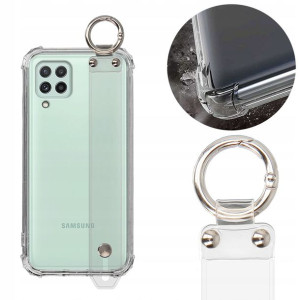 Etui Case ANTISHOCK Z PASKIEM do SAMSUNG M22 4G