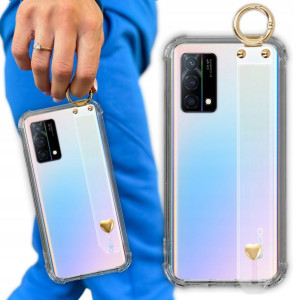 Etui Case Antishock Z Paskiem Serduszko do OPPO K9