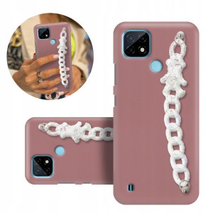 Etui Case Blink Matowe Ciemny Róż Do Realme C21