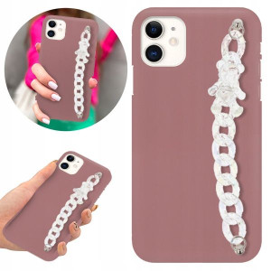 Etui Case BLINK MATOWE CIEMNY RÓŻ Top do IPHONE 11
