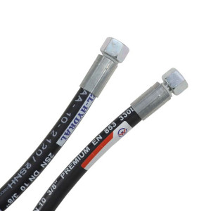 Przewód hydrauliczny DKR/DKR  G3/8"BSP DN10X2SN 330BAR L-2120 PZL HYDRAL