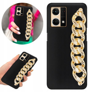 Etui Case BLINK Matowe Czarne do OPPO RENO 7 4G