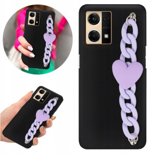 Etui Case BLINK Matowe Czarne do OPPO RENO 7 4G