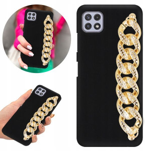 Etui Case BLINK Matowe Czarne do SAMSUNG A22 5G