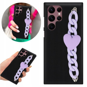 Etui Case BLINK Matowe Czarne do SAMSUNG S22 ULTRA