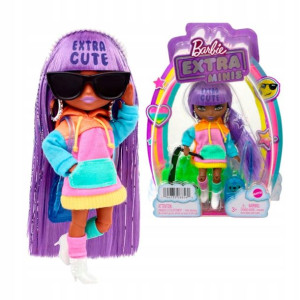 Mattel Barbie Extra Minis Lalka + Akcesoria Hjk66