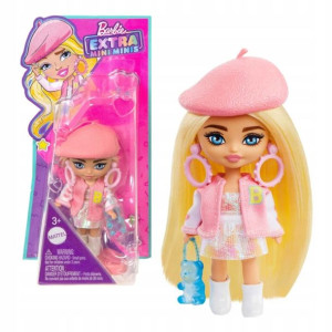 Mattel Barbie Extra Mini Minis Lalka + Akcesoria