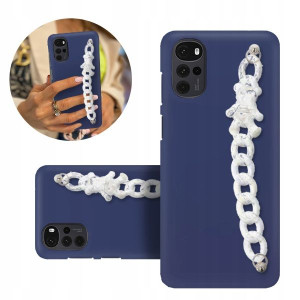 Etui Case Blink Matowe Granat Do Motorola G22 4g