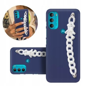 Etui Case Blink Matowe Granat Do Motorola G71 5g