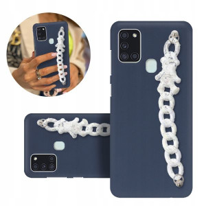 Etui Case BLINK MATOWE GRANAT Top do SAMSUNG A21s