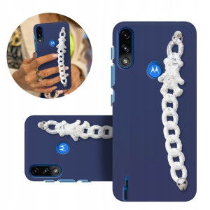Etui Case Blink Matowe Granatowy Do Motorola E7i