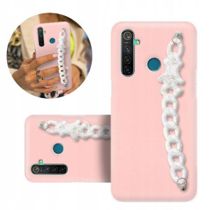 Etui Case BLINK MATOWE PUDROWY RÓŻ Top do REALME 5