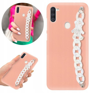 Etui Case Blink Matowe Łososiowy Do Samsung A11