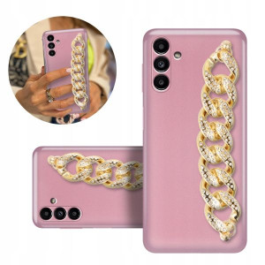 Etui Case Blink Metalic Różowy Do Samsung A13 5g