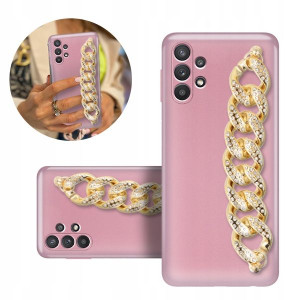 Etui Case Blink Metalic Różowy Do Samsung A32 4g