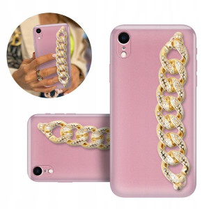 Etui Case BLINK METALIC RÓŻOWY Top do IPHONE XR