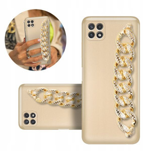 Etui Case Blink Metalic Złoty Do Samsung A22 5g