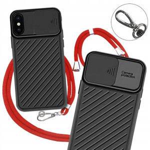 Etui Case CamShield Sznurek do SAMSUNG M11 CZARNY