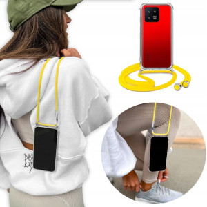 Etui Case Crossbody + Żółty Sznurek do XIAOMI 13
