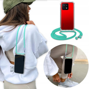 Etui Case Crossbody Turkus Sznurek do XIAOMI 13