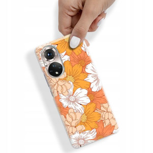 Etui Case do HUAWEI HONOR 50 Spring Kwiatowe Wzory