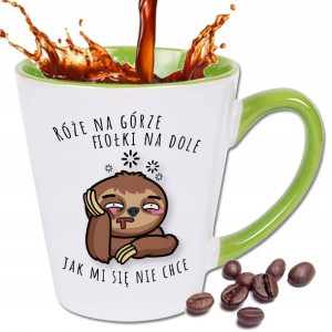 Kubek Latte Mały PREZENT ŚMIESZNE WZORY DO PRACY