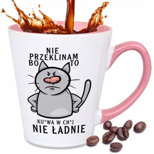 Kubek Latte Mały PREZENT ŚMIESZNE WZORY DO PRACY