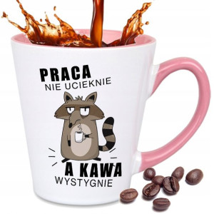 Kubek Latte Mały PREZENT ŚMIESZNE WZORY DO PRACY