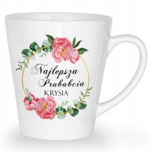 Kubek Latte Prezent Dla Prababci Twoje Imię Wzory