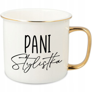 KUBEK Porcelanowy RETRO Dla PANI STYLISTKI WZORY