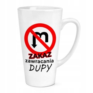 Kubek Praca Korpo Duży Latte Prezent Śmieszny Wzór